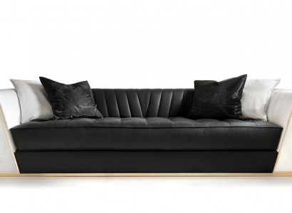 Three-seater couch upholstered furniture leather sofa couches furniture living room 3-seater
